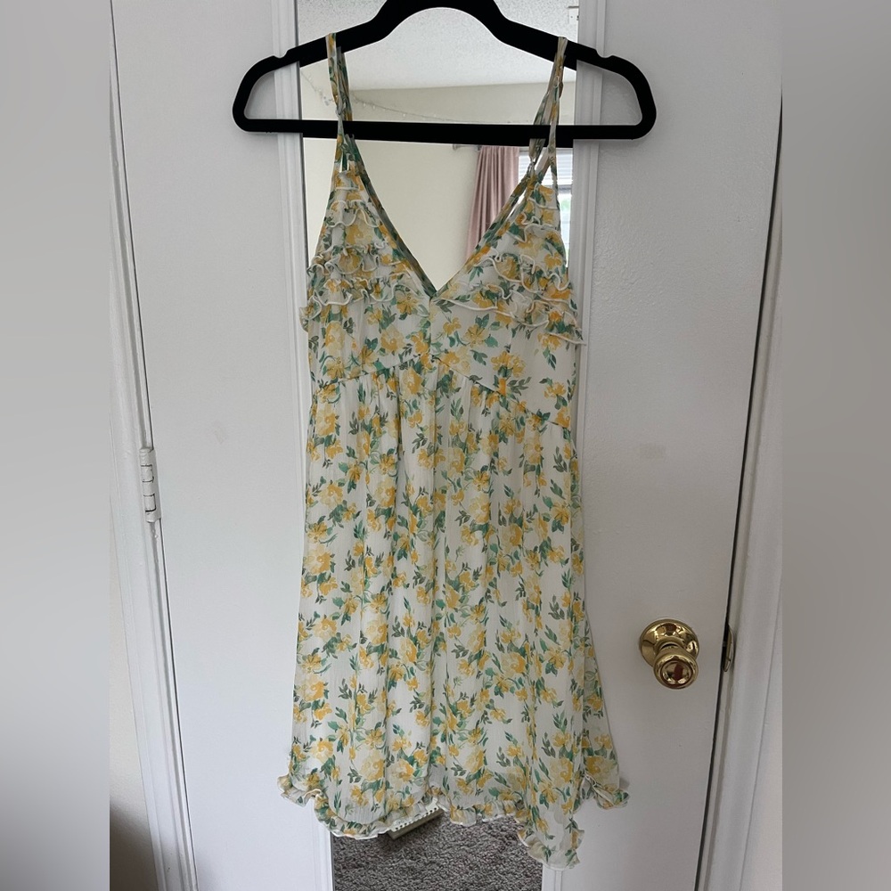 Yellow sun dress